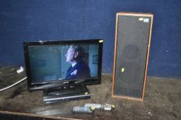 A CELCUS LED22 22in TV with remote, a Toshiba DVD player with remote (both PAT pass and working) and
