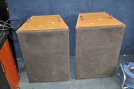 A PAIR OF YAMAHA S1151VA PA SPEAKER with mounting eyelets for installation (no carrying handles)
