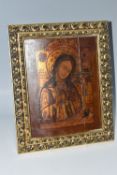 AN ORTHODOX 'MOTHER OF GOD OF ACHTYRKA / ACHTYRSKAJA' ICON in the Russian School height depicting
