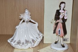TWO COALPORT FIGURINES, comprising 'Prince Charming', limited edition 903/2000, modelled by Jack