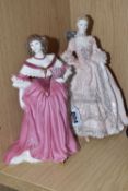 TWO COALPORT 'FEMMES FATALES' FIGURINES, for Compton & Woodhouse, comprising 'Madame de
