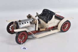 AN UNBOXED MAMOD LIVE STEAM ROADSTER, No.SR1, not tested, appears largely complete, playworn