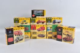 A TRAY CONTAINING A SELECTION OF 1:43 AND 1:64 SCALE VANGUARDS MODEL VEHICLES, 1:43 scale models