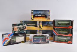 A TRAY CONTAINING A SELECTION OF BOXED DIECAST MODELS, to include The Collectors Diecast 1/76