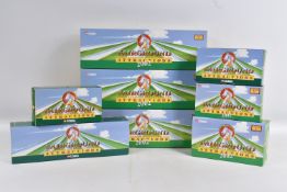 A TRAY CONTAINING A SELECTION OF BOXED LIMITED EDITION CORGI FAIRGROUND ATTRACTIONS MODELS, to