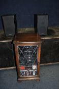A PANASONIC SA-HD52 HI FI with matching speakers and oak cabinet (PAT pass and all working) along