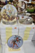 A GROUP OF WEDGWOOD COLLECTORS PLATES, comprising a set of twelve 'The World of Flower Fairies' by