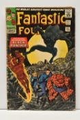 FANTASTIC FOUR NO. 52 MARVEL COMIC, first appearance of Black Panther, comic only contains minor
