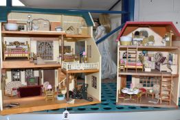 TWO SYLVANIAN FAMILY PLAY SETS comprising '3 Story House' with many loose accessories and