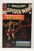 THE AMAZING SPIDER-MAN NO. 28 MARVEL COMIC, first appearance of Molten Man, comic only contains