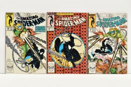 THE AMAZING SPIDER-MAN NOS. 298, 299 & 300 MARVEL COMICS, first appearances of Venom, all comics