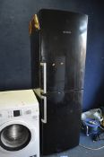 A BOSCH KGN34VB20G FRIDGE FREEZER width 60cm, depth 60cm, height 187cm (PAT pass and working).