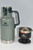 A STANLEY EASY POUR GROWLER AND POUR OVER COFFEE MAKER comprising a 1.9l easy pour growler flask,