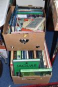 THREE BOXES OF BOOKS, approximately sixty titles of mostly hardback format, subjects included are