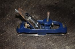 A RECORD No.020C COMPASS PLANE with 9 1/2in foot Condition Report; name engrave on side (stored