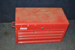 A TALCO METAL MECHANICS TOOLCHEST with six drawers containing files, rasps, needle files, rules, etc