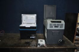 A HALFORDS FC40 COOLBOX and an Outwell EC1725 coolbox (2) (both UNTESTED)
