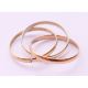A 9 ct gold tri-coloured ring, a 9 ct gold heart shaped pendant and a 9 ct gold tie pin. Tie pin 5. - Image 9 of 13