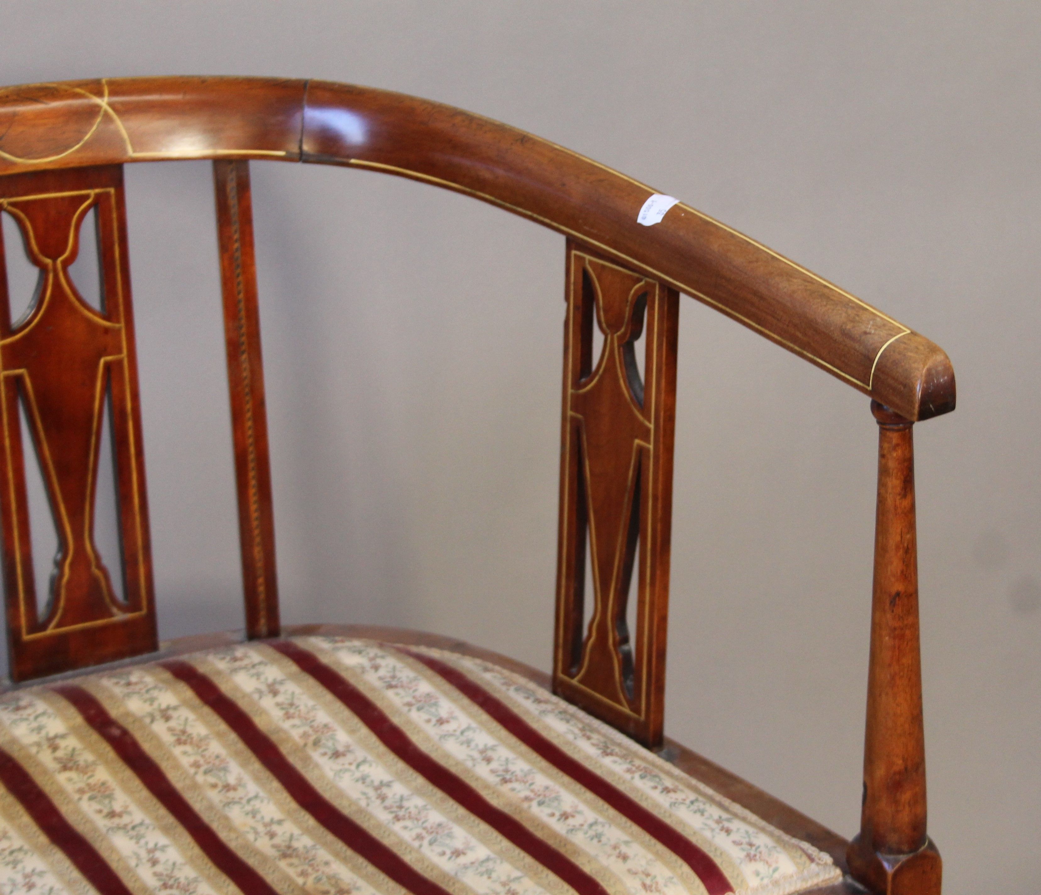 An Edwardian tub arm chair, a nursing chair and a folding chair. The former 51 cm wide. - Image 7 of 13