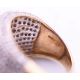 A 9 ct gold multi-stone diamond ring. - Image 5 of 6