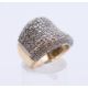 A 9 ct gold multi-stone diamond ring. - Image 3 of 6