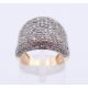 A 9 ct gold multi-stone diamond ring. - Image 1 of 6