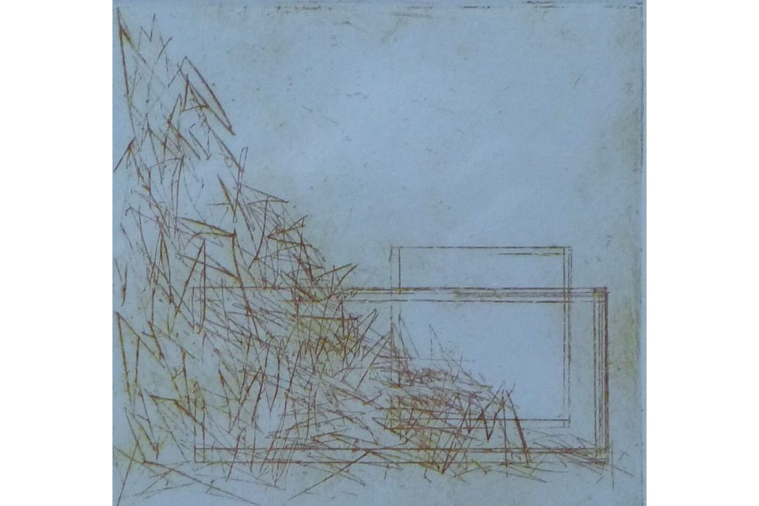 BATT, ROY (1946-2016) British (AR), "Abstract II", etching, signed and dated '80, framed and glazed. - Image 1 of 4