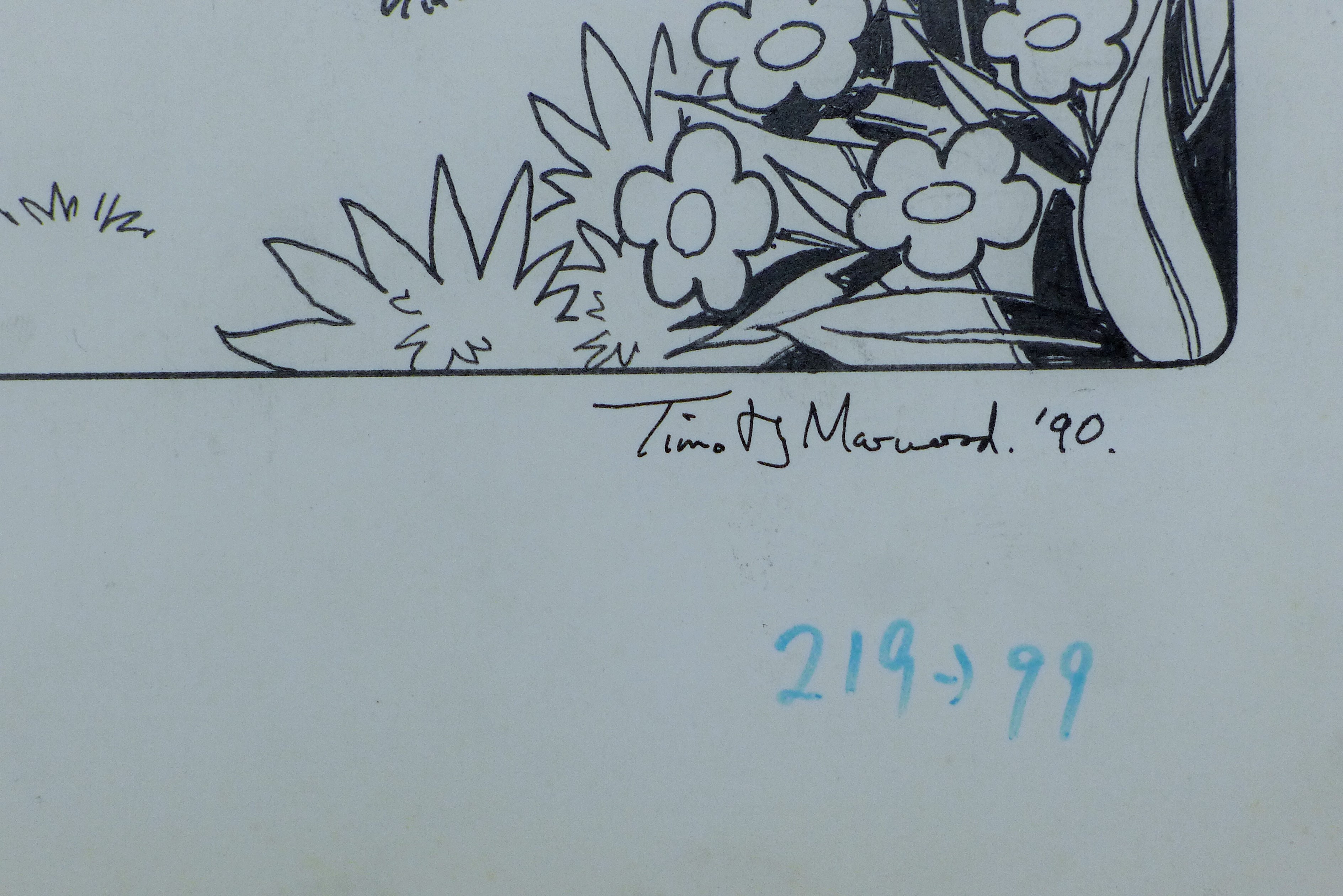 MARWOOD, TIMOTHY (1954-2009) British (AR), "Thomas the Tank Engine", original artwork, - Image 2 of 2