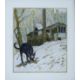 CHILDISH, BILLY (born 1959) British (AR), "Black Dog in the Snow", a signed limited edition print, - Image 2 of 3