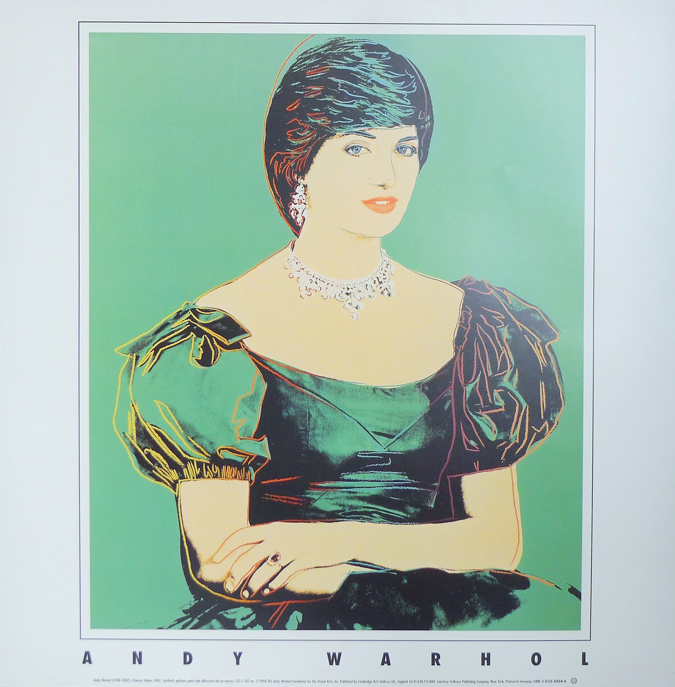 WARHOL, After ANDY (1928-1987) American, "Princess Diana",