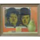 LAKE, ALAN (21st century) British (AR), "A Pair of Blockheads", oil on board, signed, framed. - Image 2 of 4