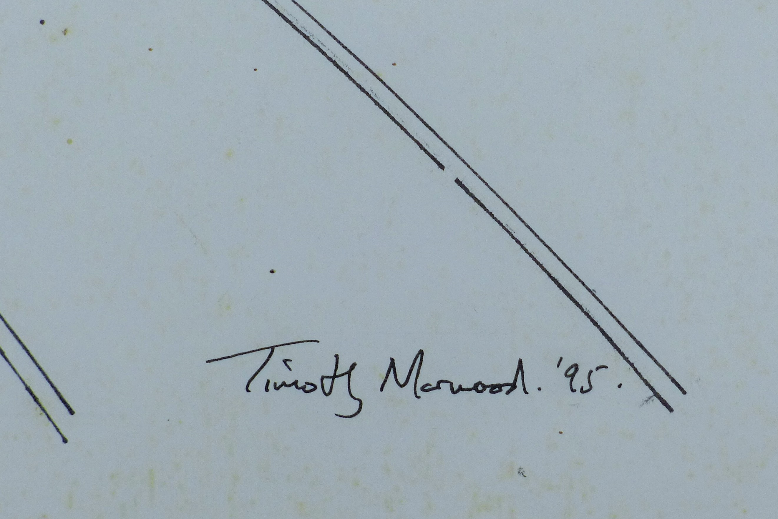 MARWOOD, TIMOTHY (1954-2009) British (AR), "Thomas the Tank Engine", original artwork, - Image 2 of 2
