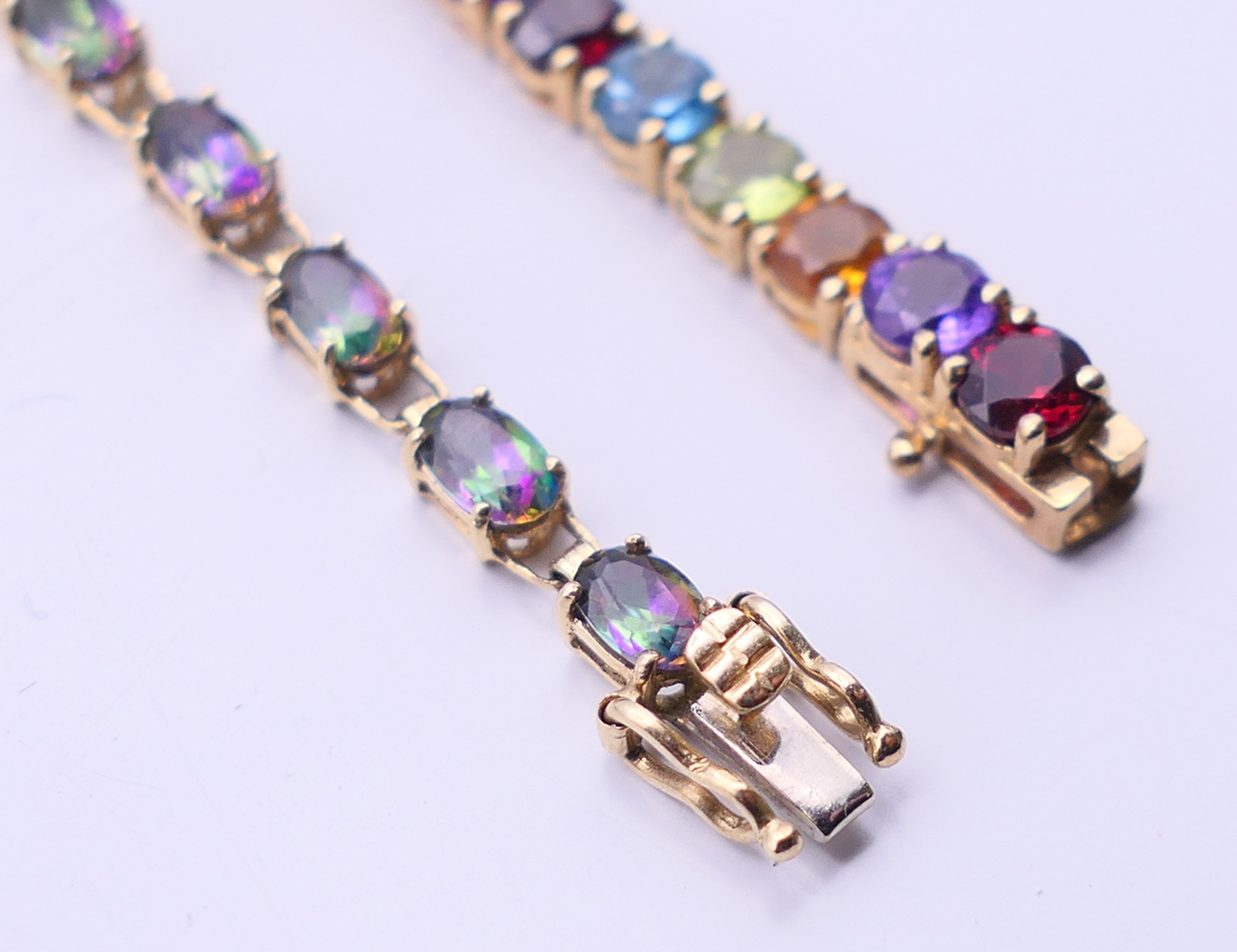 An 18 ct gold tourmaline ring and a quantity of 9 ct gold tourmaline and other stone set jewellery. - Image 6 of 13