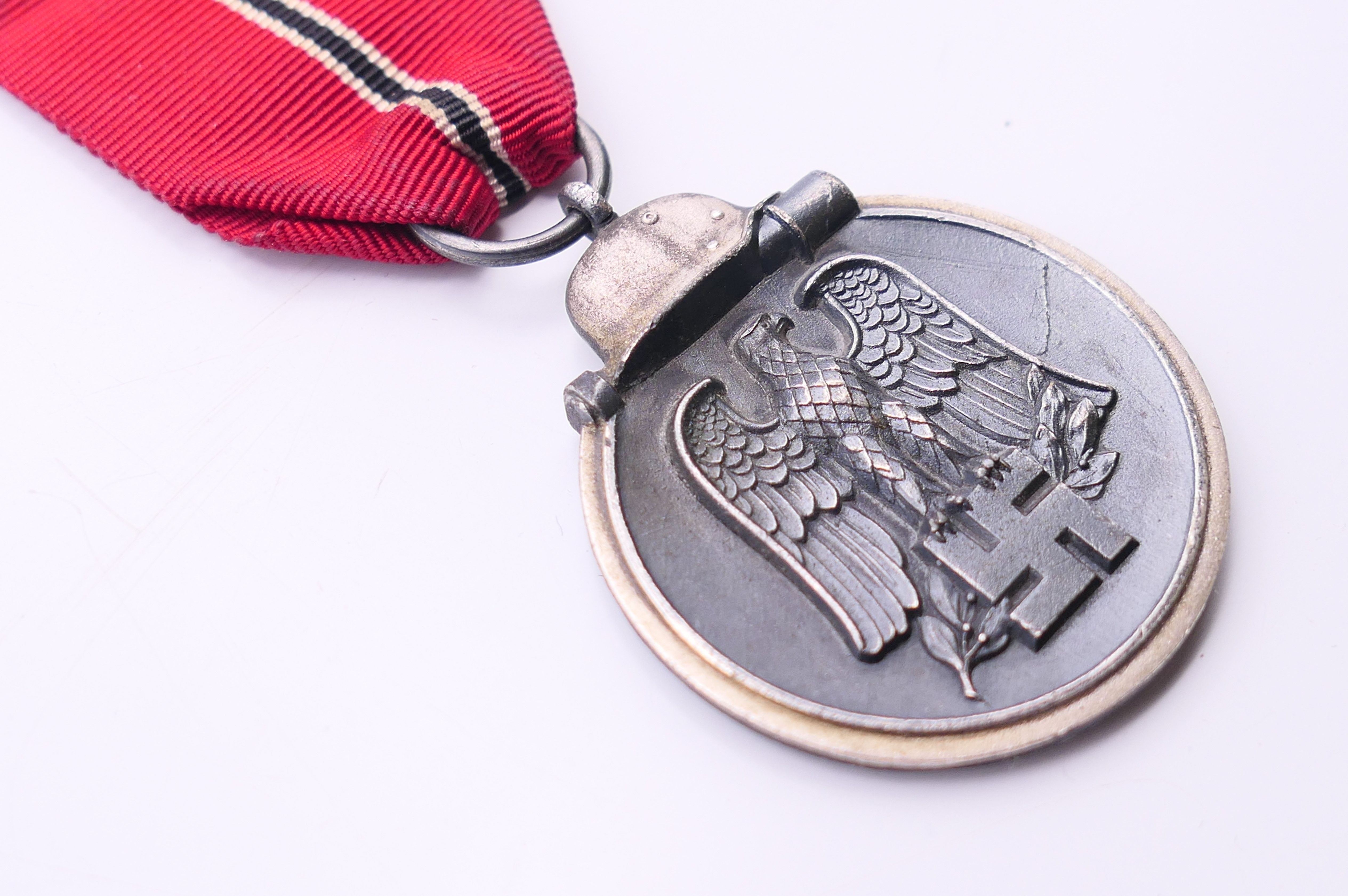 Three German medals with ribbons, to include a 1914-1918 WWI medal, - Image 9 of 10