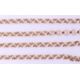 Two 9 ct gold chains. Rope twist chain 72 cm long, cable chain 70 cm long. 30.3 grammes. - Image 6 of 8