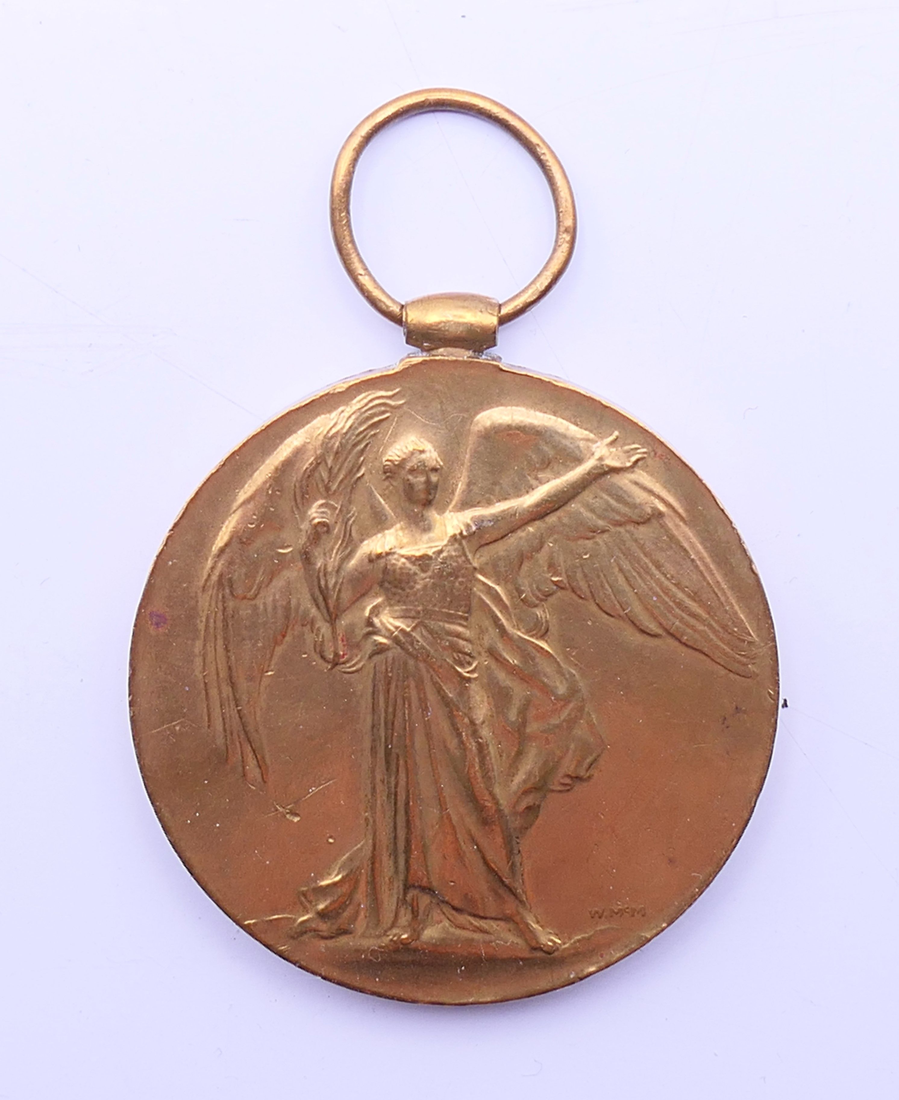 A 1914-1919 Victory medal, a 1914-15 Star medal awarded to 58061 Spr J E Mathews RE, - Image 7 of 8