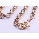 Two 9 ct gold chains. Rope twist chain 72 cm long, cable chain 70 cm long. 30.3 grammes. - Image 8 of 8