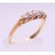 An 18 ct gold five-stone diamond ring. Ring size P/Q. - Image 3 of 5