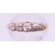 An 18 ct gold five-stone diamond ring. Ring size P/Q. - Image 2 of 5