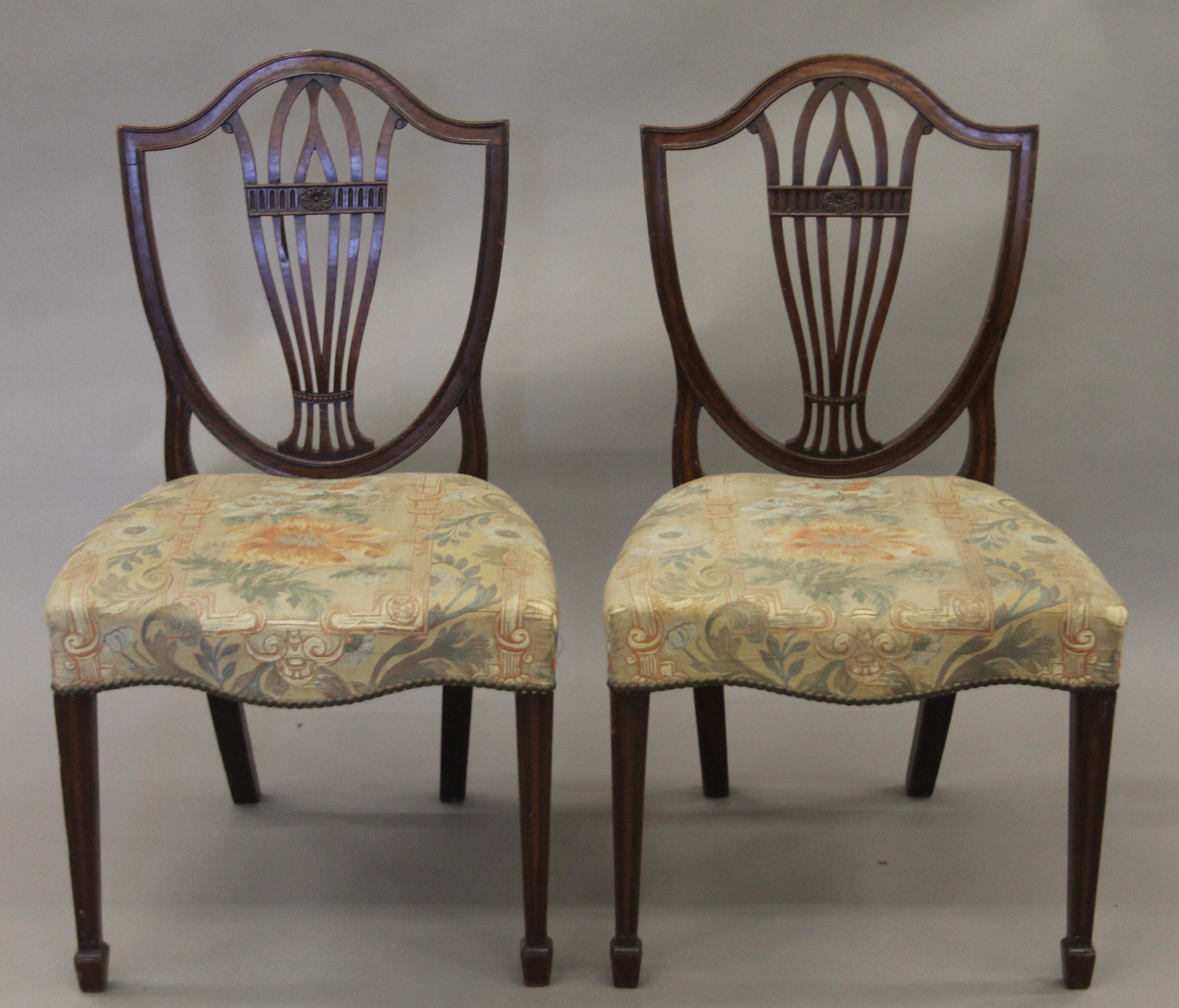 Six various 19th century mahogany dining chairs. - Image 11 of 16