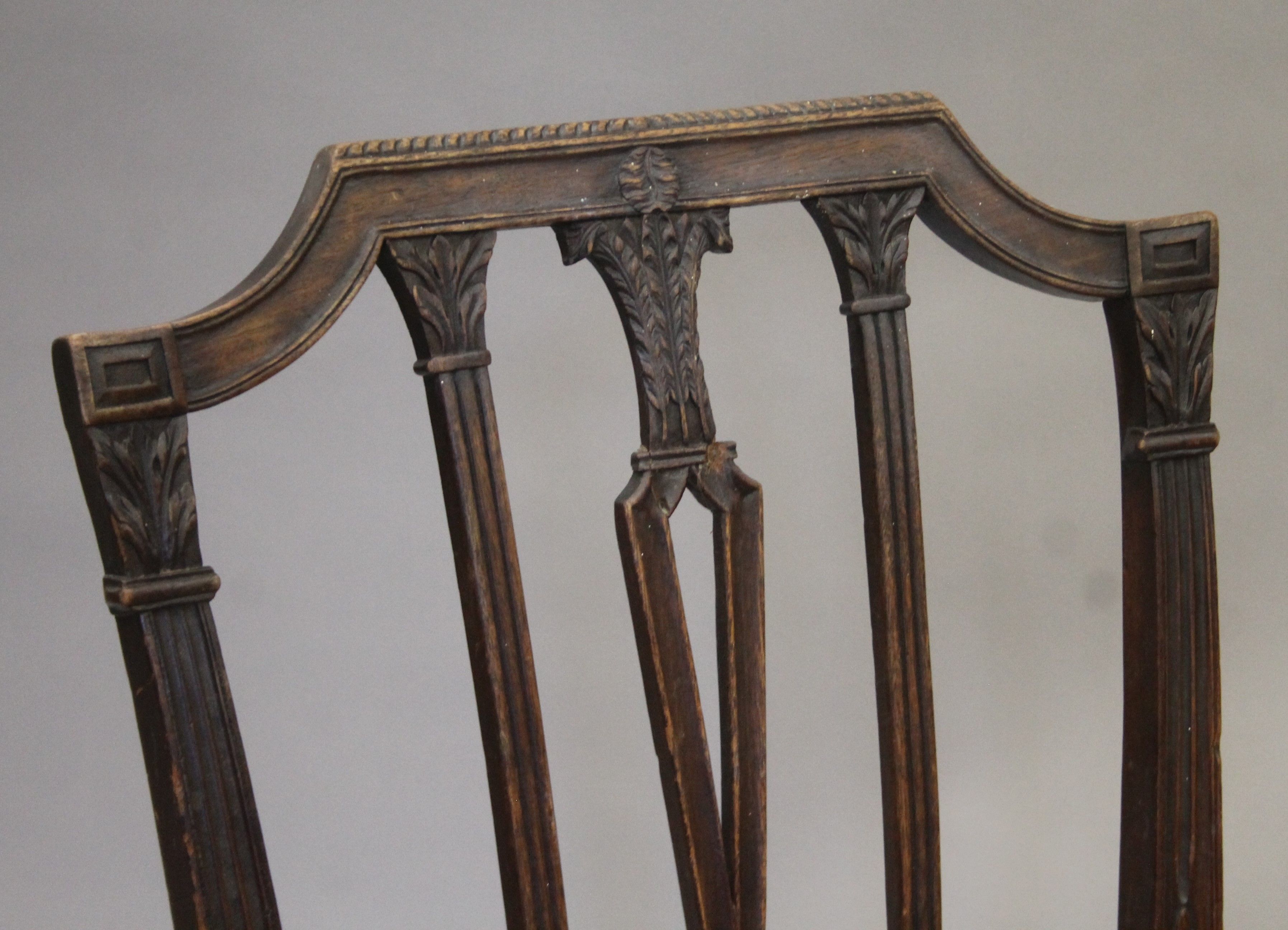 Six various 19th century mahogany dining chairs. - Image 9 of 16