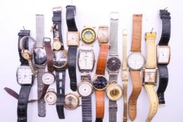 A collection of gentlemen's wristwatches to include Sekonda, Oris, Timex, CYMA, etc.