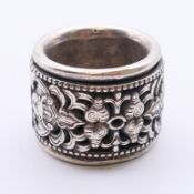 A Chinese archer's ring. 2.25 cm high.