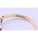An 18 ct gold three stone diamond ring. Ring size P. - Image 4 of 5