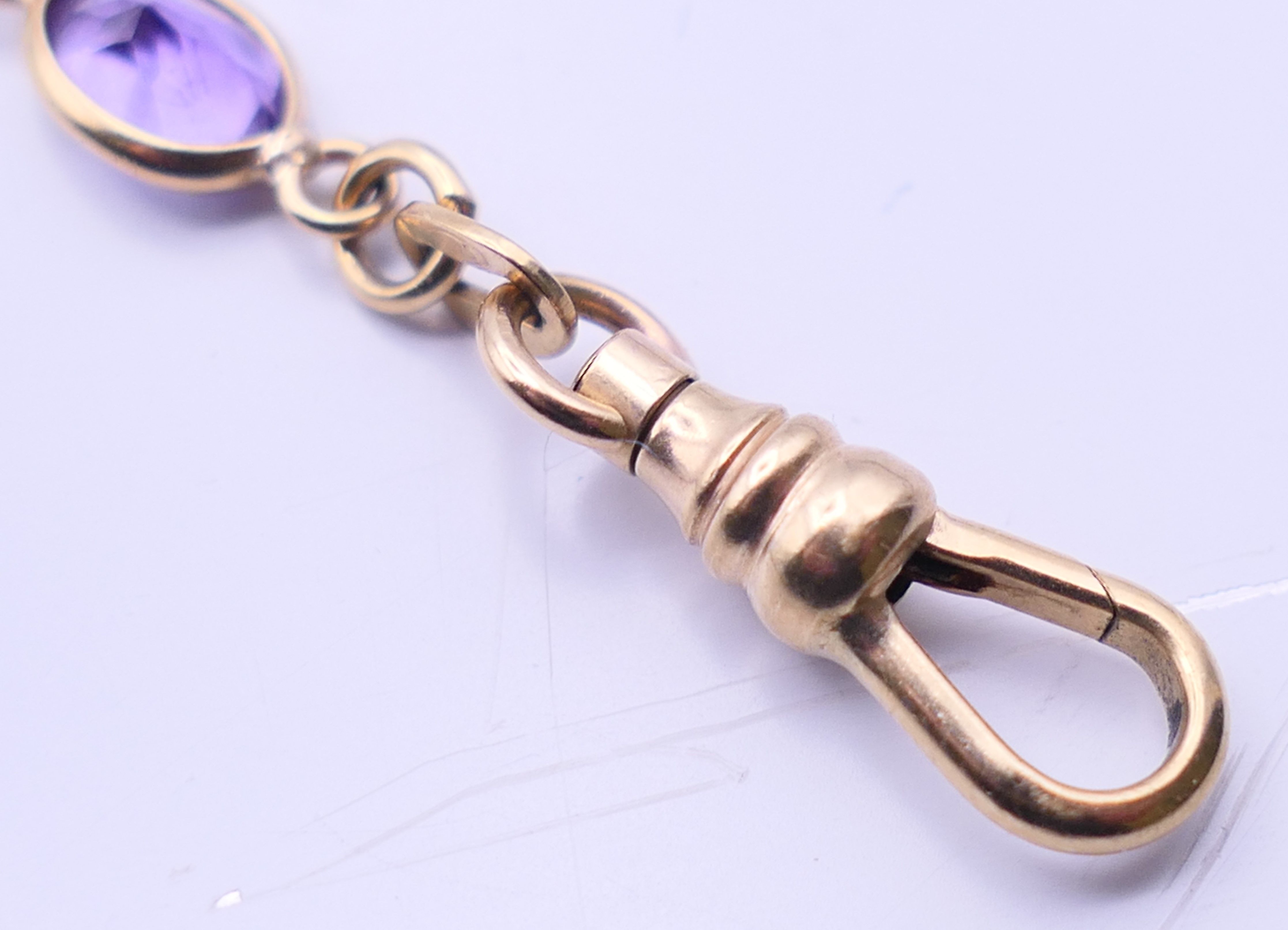 An 18 ct gold tourmaline ring and a quantity of 9 ct gold tourmaline and other stone set jewellery. - Image 4 of 13