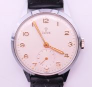 A Rolex Tudor gentlemen's stainless steel wristwatch. 3.25 cm diameter.
