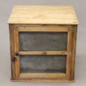 A Victorian pine meat safe. 63 cm wide.