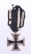 A WWI German Iron Cross.