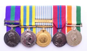 A group of five Elizabeth II medals,