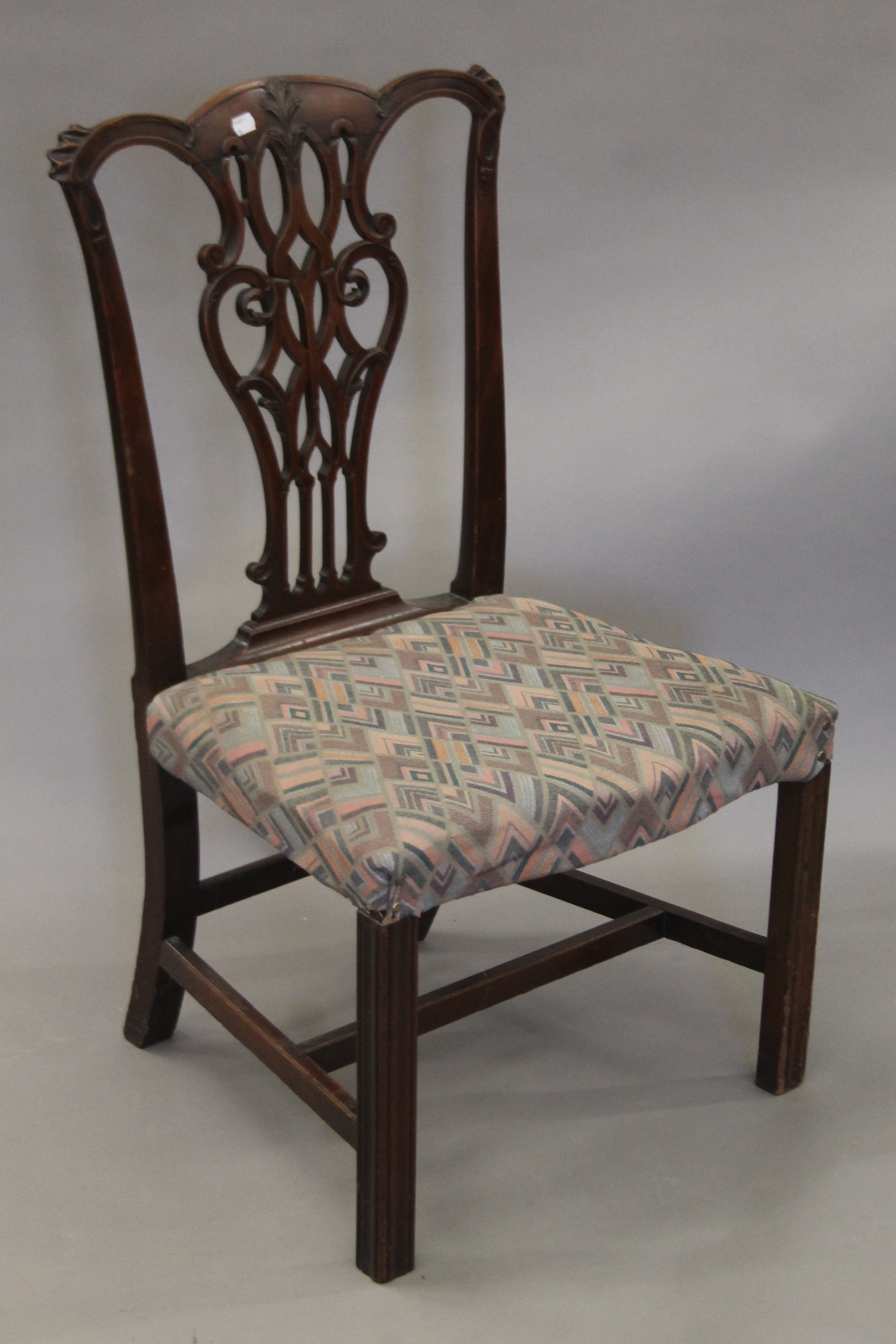 Six various 19th century mahogany dining chairs. - Image 2 of 16